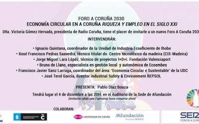 FORO RADIO CORUÑA – A Coruña 2030: Economía circular en A Coruña: Riqueza e emprego no século XXI