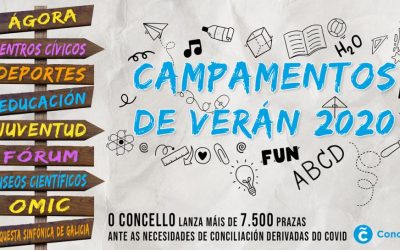 CAMPAMENTOS DE VERÁN 2020 DO CONCELLO DE A CORUÑA