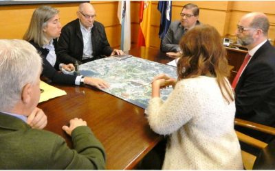 Reunión con Julio Abalde, Rector de la UDC, sobre la Cuarta Ronda