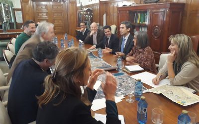 Reunión coa Subdelegada do Goberno na Coruña, Pilar López-Rioboo Ansorena