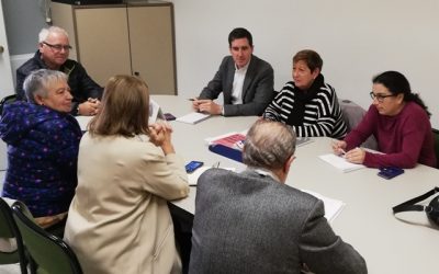 XUNTANZA CON OBDULIA TABOADELA E PABLO ARANGÜENA, candidatos ao Senado e ó Congreso dos Deputados