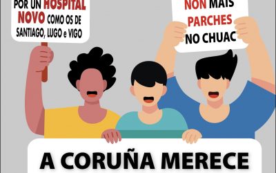 MANIFESTACIÓN POR UN HOSPITAL NOVO PARA A ÁREA SANITARIA A CORUÑA-CEE