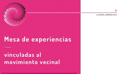 Mesa de experiencias vinculadas al movimiento vecinal.