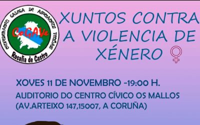 XORNADA «XUNTOS CONTRA A VIOLENCIA DE XÉNERO»