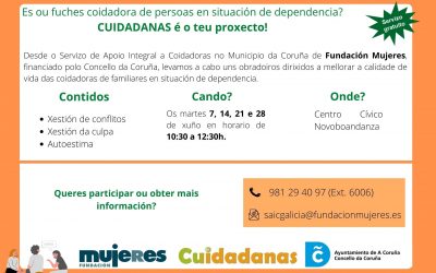 Obradoiros para mulleres coidadoras