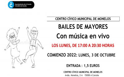 COMIENZO DE LOS BAILES PARA  MAYORES CON MÚSICA EN VIVO