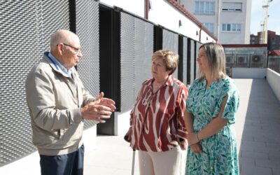 Visita institucional da deputada de Medio Rural, Cristina Capelán