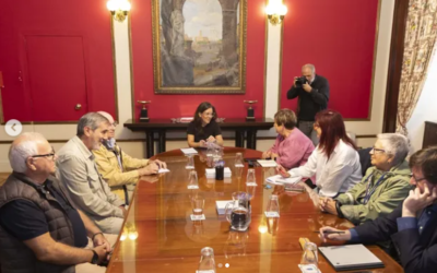 Reunión coa alcaldesa Inés Rey